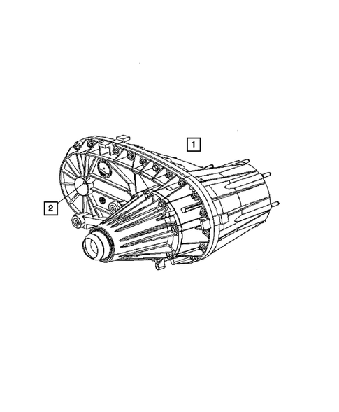 Transfer Case Assembly for 2008 Dodge Ram 3500 #0