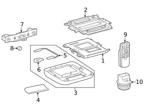 Entertainment System Components for 2015 Toyota Land Cruiser #0