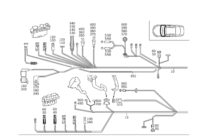 5452830 - Electrical Equipment and Instruments: Plug Connector Housing for Mercedes-Benz Image image