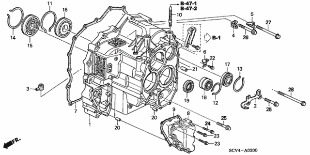 AT Transmission Case for 2005 Honda Element #0