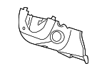 77360TF0G02ZA - Steering: Lower Column Cover for Honda: CR-Z, Fit, Insight Image