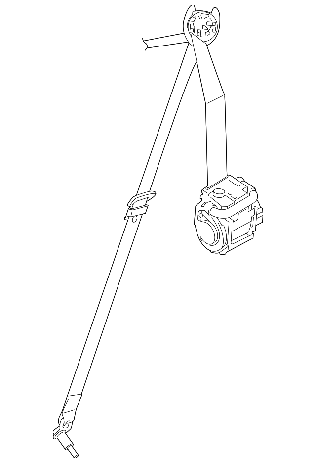 Seat Belt Assembly - BMW (72118076135)