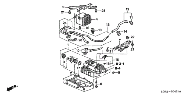 Canister ('06-) for 2007 Honda Accord #0