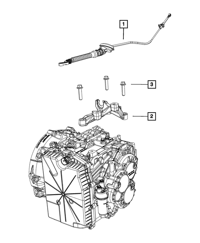 4766159AB - MPS6; 6-Speed; Automatic Transaxle: Transmission Mount Bracket for Mopar Image