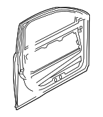 3D4831055T - Body: Door Shell for Volkswagen Image