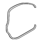 3D4837701BB41 - Body: Door Weather-strip for Volkswagen Image