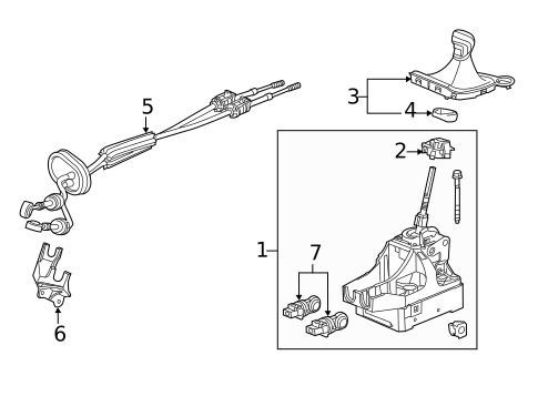 Gear Shift Control for 2011 Saab 9-5 #0