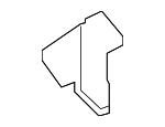 71117L2000 - Body: Aperture Panel Bracket for Kia Image