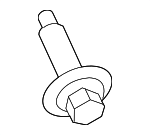 9010910181 - Suspension: Suspension Support Bolt for Lexus: ES250, ES300h, ES350, NX250, NX350, NX350h, NX450h+, RX350, RX350h, RX450h+, RX500h, RZ300e, RZ450e, UX200, UX250h, UX300h Image