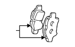 446521030 - Brakes: Brake Pads for Scion: tC Image
