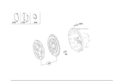Clutch for 2010 Mercedes-Benz C300 #0