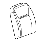 19124774 - : Light Titanium Passenger Seat Back Cushion Cover for Chevrolet: Impala, Impala Limited Image