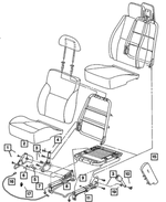 5127463AA - Interior Trim: Recliner Cable for Mopar Image