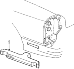 5974593 - Electrical: Side Marker Lamp for Oldsmobile: Cutlass Supreme Image
