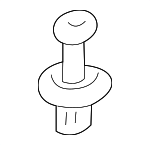 51488353567 - Body: Rear Panel Trim Rivet for BMW: X5, X6, Z3 Image