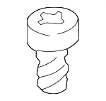 51161978034 - Body: Rear Panel Trim Screw for BMW: Z3 Image