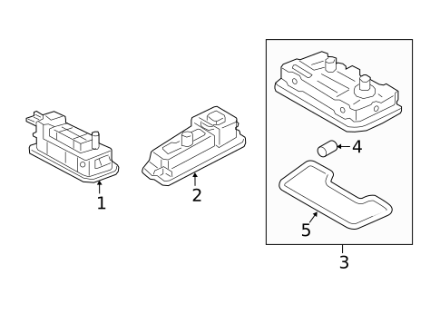 Overhead Lamps for 2016 Hyundai Tucson #0
