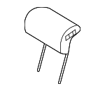 4L0883905L98 - : Headrest, Center for Audi: Q7 Image