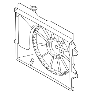25350J3140 - : Fan Shroud for Kia: Seltos, Soul Image