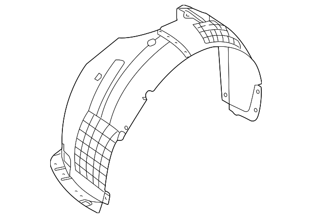 86811-H9000 - Fender Liner 2018-2023 Kia Rio | Kia.Parts Store