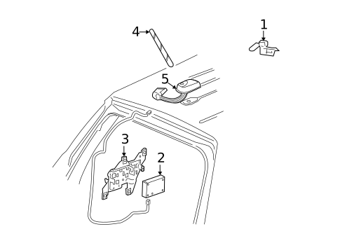 Communication System Components for 2010 Buick Enclave #0