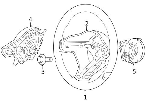 Steering Wheel & Trim for 2010 Dodge Viper #0