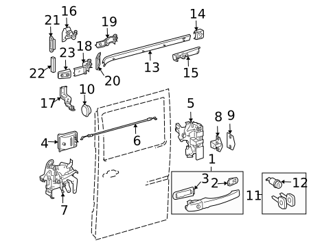 Sliding Door for 2003 Dodge Sprinter 3500 #0