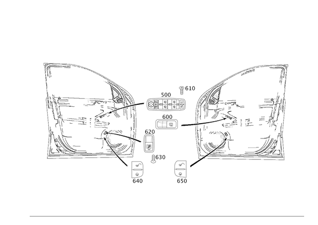 2518300090 - Electrical System: Operating Unit for Mercedes-Benz: GL320, GL550, ML320, ML350, ML450, ML500, ML550, ML63 AMG, R320, R350, R500 Image image