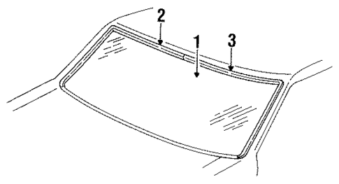 Reveal Moldings for 1984 Mercury Grand Marquis #0