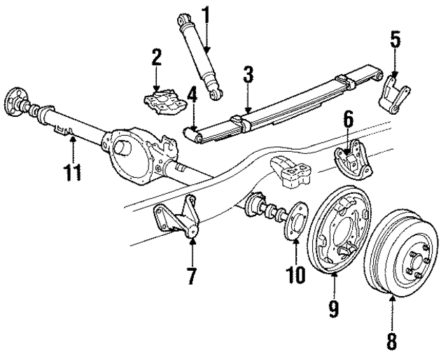 G0073310 - Suspension: Suspension Shock Absorber for Mopar Image