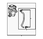 282783N000 - Cooling System: Reservoir Assembly for Hyundai Image