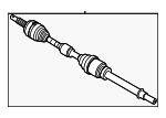 391006RY3D - : Axle Assembly for Nissan Image