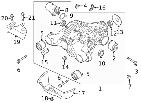 Differential for 2016 Porsche Panamera #1