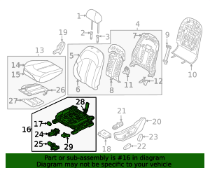 88500-D5520 - Seat Track Kia Parts Center