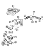 4627137AC - : Air Cleaner Bracket for Mopar Image
