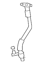 11427844986 - Engine: Return Pipe for BMW: 750i, 750i xDrive, M5, M550i xDrive, M6, M6 Gran Coupe, X5, X6, X7 Image