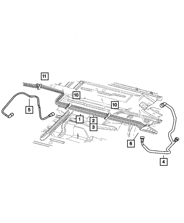5137746AA - Fuel: Fuel Vapor Tube for Chrysler: 300 | Dodge: Charger, Magnum Image
