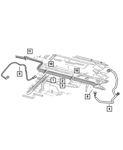 Fuel Lines for 2006 Dodge Magnum #0
