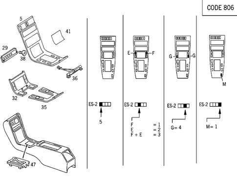 Wood Covering in Housing with Tray, One-Part for 1984 Mercedes-Benz 300SD #0