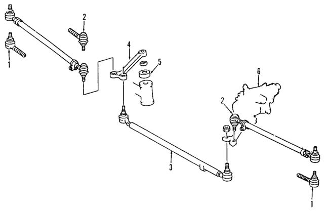 3385010 - Steering: Outer Tie Rod for Mercedes-Benz Image