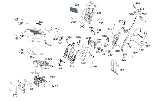 Rear Single Seats for 2018 Mercedes-Benz G550 4x4 #0