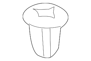 W720423S450B - : Spoiler Nut for Ford: Edge, Maverick | Lincoln: Nautilus Image