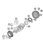 68315236AA - : Flywheel for Fiat: 124 Spider Image
