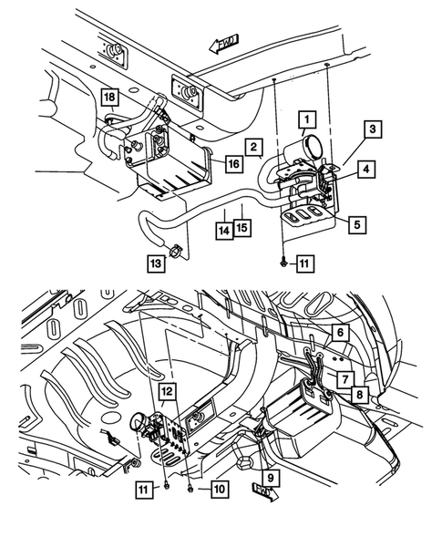 Vacuum Canister for 2004 Dodge Neon #0