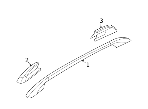 Luggage Carrier for 2012 Hyundai Elantra #0