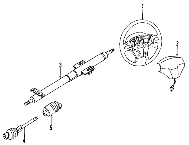 FD0132980E - : Steering Wheel for Mazda Image