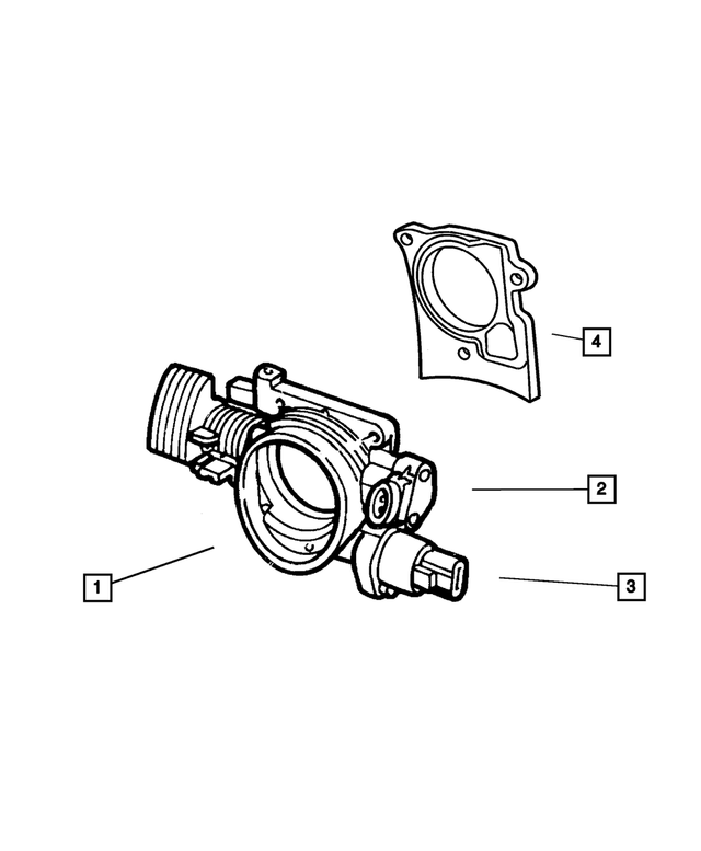 4591169AD - Fuel: Throttle Body for Chrysler: Concorde | Dodge: Intrepid Image