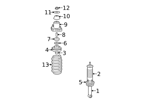 Shocks & Components for 2013 Dodge Grand Caravan #0