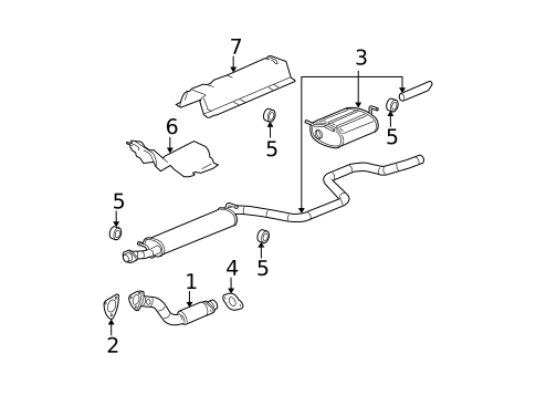 Exhaust Components for 2004 Chevrolet Malibu #0