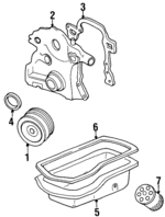 88960260 - Engine: Crankshaft Balance for Buick: Century, Skylark | Oldsmobile: Achieva, Cutlass Calais, Cutlass Ciera, Cutlass Cruiser | Pontiac: Grand Am Image